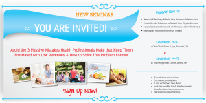 Health Practitioner seminar ad