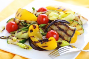 Grilled vegetables (zucchini, eggplant, onions, peppers, asparagus, tomato)